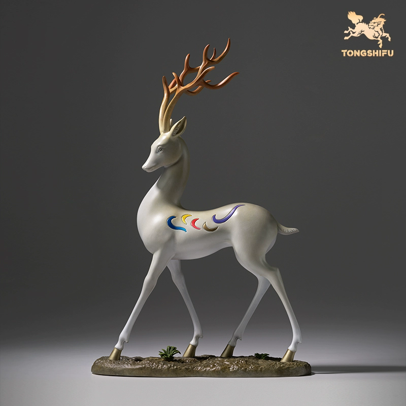 Final payment【Basic Ahso】Brass Deer God Home crafts